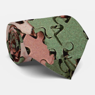 Jigsaw Puzzle Novelty Tie