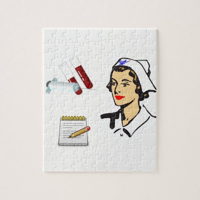 Jigsaw Puzzle Nurse (Vertical)