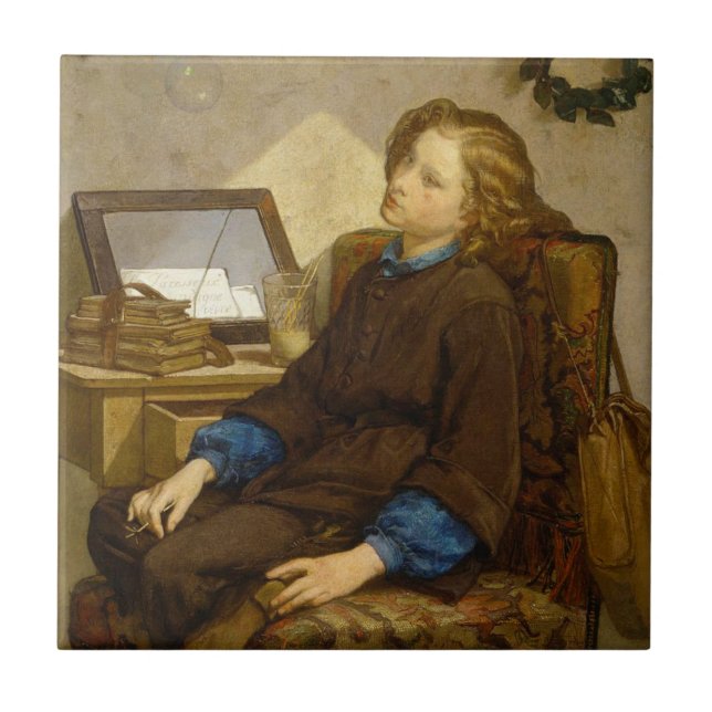 Jigsaw puzzle on art from Metropolitan Museum Ceramic Tile (Front)