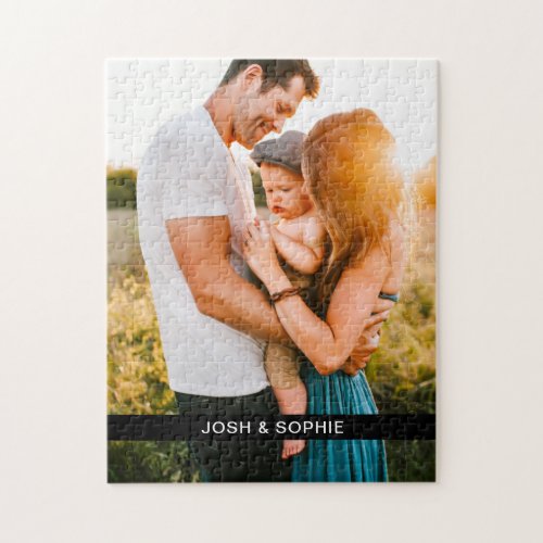 Jigsaw Puzzle Photo  Text Edge Print