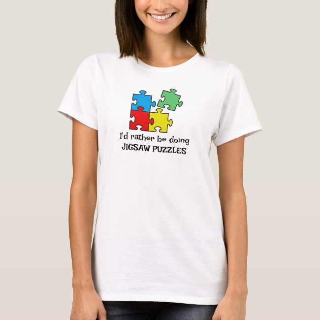 Jigsaw Puzzle Pieces Tee Shirt T-Shirt