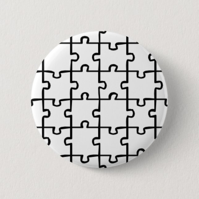 Jigsaw Puzzle Pinback Button (Front)