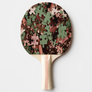 Jigsaw Puzzle Ping-Pong Paddle