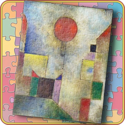 JIGSAW PUZZLE - "Red Balloon" - Paul Klee - 11x14
