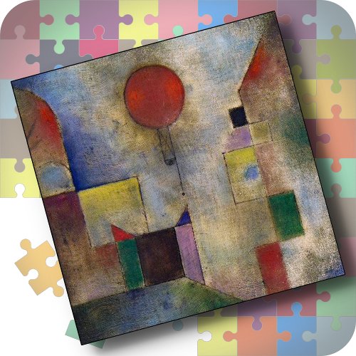 JIGSAW PUZZLE _ Red Balloon _Paul Klee Art Image