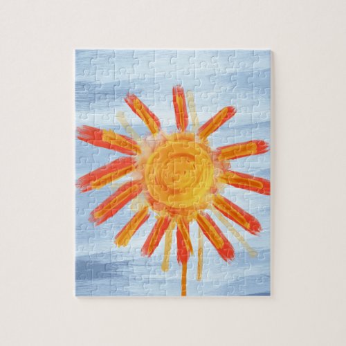 Jigsaw Puzzle Sunshine Painting Jigsaw Puzzle