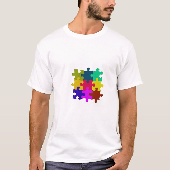 Jigsaw Puzzle T-Shirt (Front)