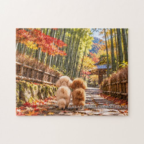 Jigsaw Puzzle, Toy Poodles in Kyoto Puzzle