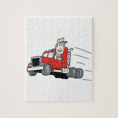 Jigsaw Puzzle Truck Driver