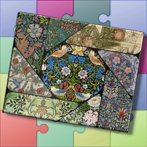 JIGSAW PUZZLE _ William Morris Nine Image Collage