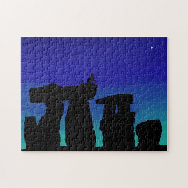 Jigsaw Puzzle Winter Solstice w/ Kitty (Horizontal)