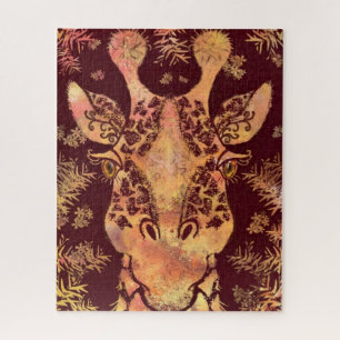 Jigsaw Puzzle with Giraffe