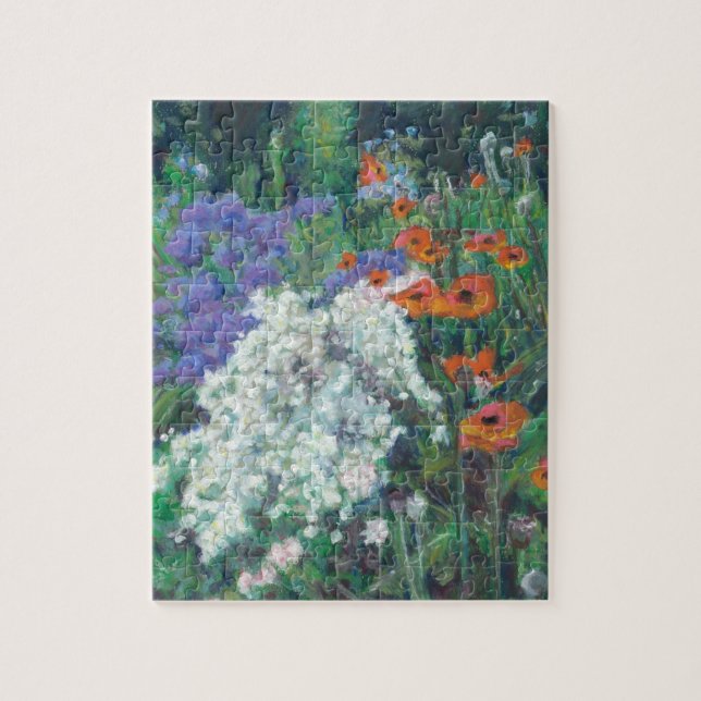 Jigsaw puzzle with Poppies in a Garden (Vertical)