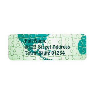 Jigsaw Puzzle World Mailing Label