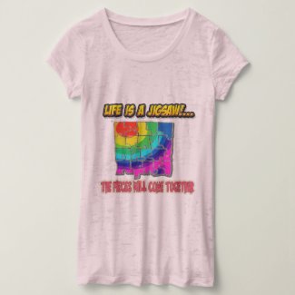 Life is a jigsaw pieces will come together shirt