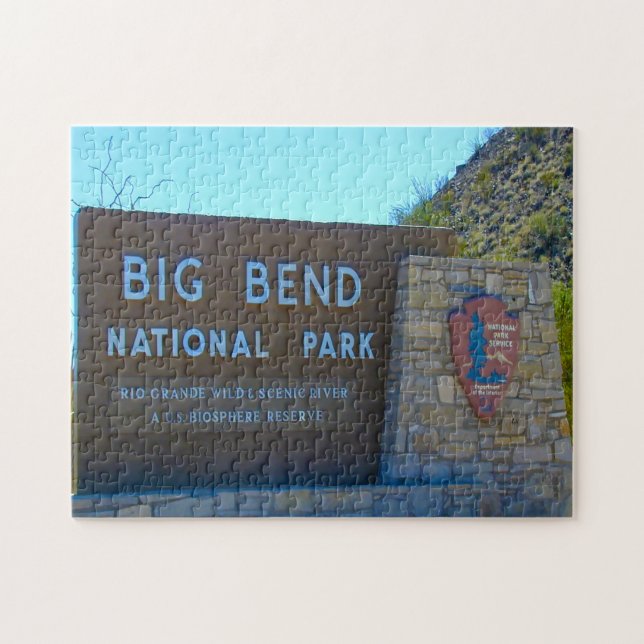 Jigsaws Big Bend National Park Texas. Jigsaw Puzzle (Horizontal)