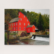 Jigsaws Clinton New Jersey Red Mill. Jigsaw Puzzle