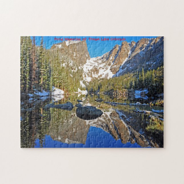 Jigsaws Dream Lake Colorado USA. Jigsaw Puzzle (Horizontal)