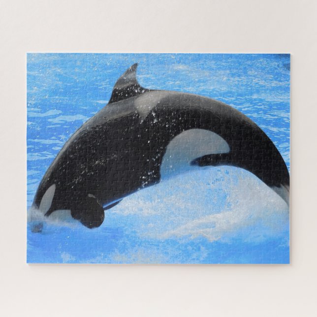 Jigsaws Orcas or Killer Whales Jigsaw Puzzle (Horizontal)