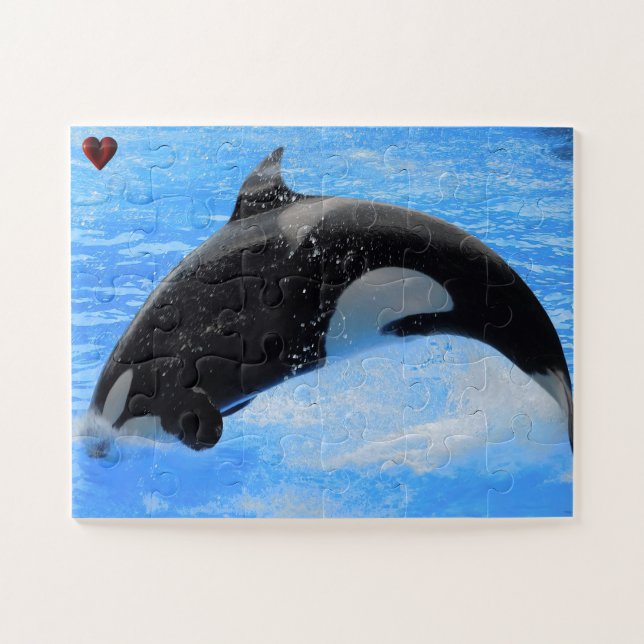 Jigsaws Orcas or Killer Whales Jigsaw Puzzle (Horizontal)