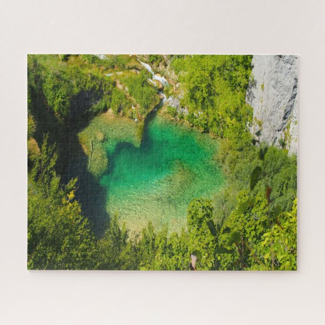 Jigsaws Plivicer lakes Croatia. Jigsaw Puzzle (Horizontal)