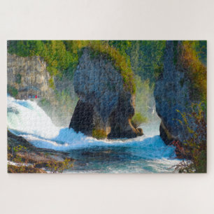 Jigsaws Rhine Falls Germany. Jigsaw Puzzle