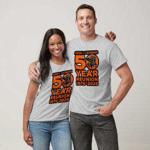 JIL 50 Year Reunion T-Shirt 1976-2026 (Gray)