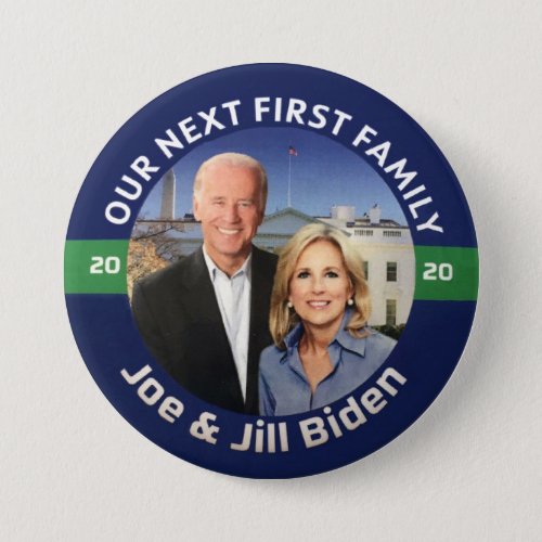 Jill and Joe Biden 2020 Button
