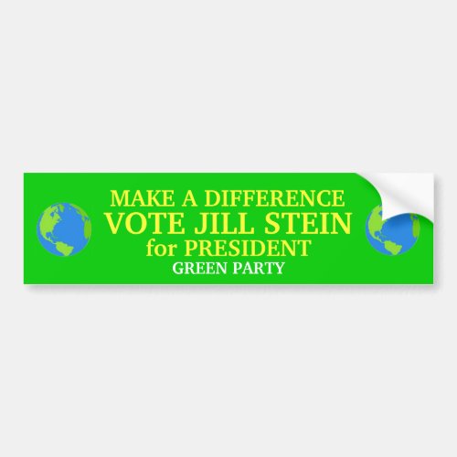 Jill Stein 2012 bumper sticker