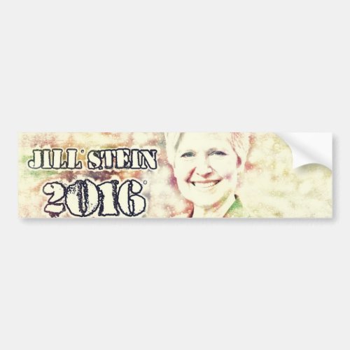 JILL STEIN 2016 Bumper Sticker _ Digital Art