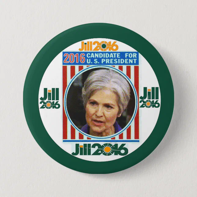 Jill Stein 2016 Button Zazzle