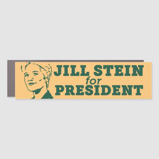 Jill Stein 2024 Bumper Car Magnet (Front)
