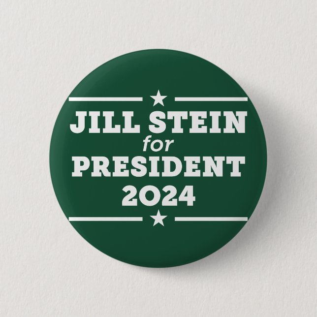 Jill Stein 2024 Button (Front)