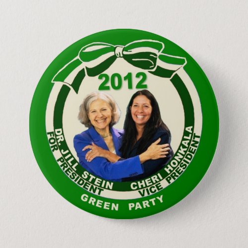 Jill Stein  Cheri Honkala 2012 Button