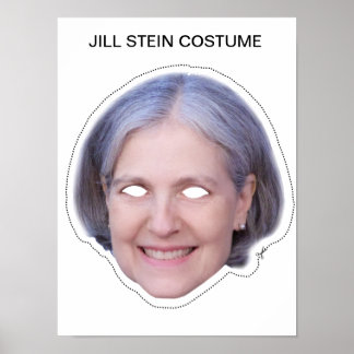 Jill Stein Costume Poster
