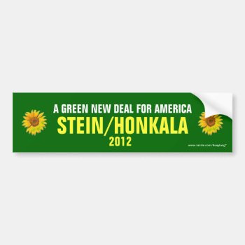 Jill Stein For President 2012 Bumper Sticker by hueylong at Zazzle