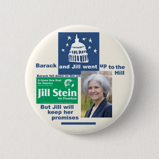 Jill Stein for President 2012 Button (Front)