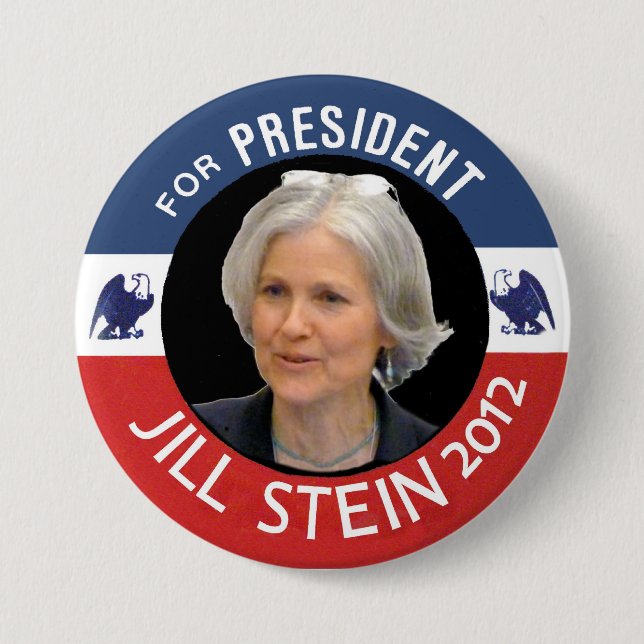 Jill Stein for President 2012 Button (Front)