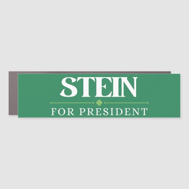 Jill Stein For President Green Party Bumper  Car Magnet (Front)
