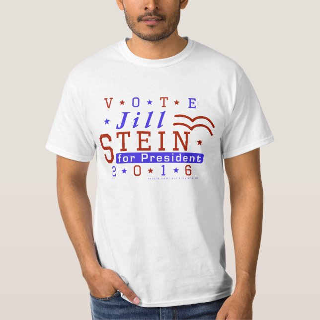 Jill Stein President 2016 Election Green Party T-Shirt (Front)