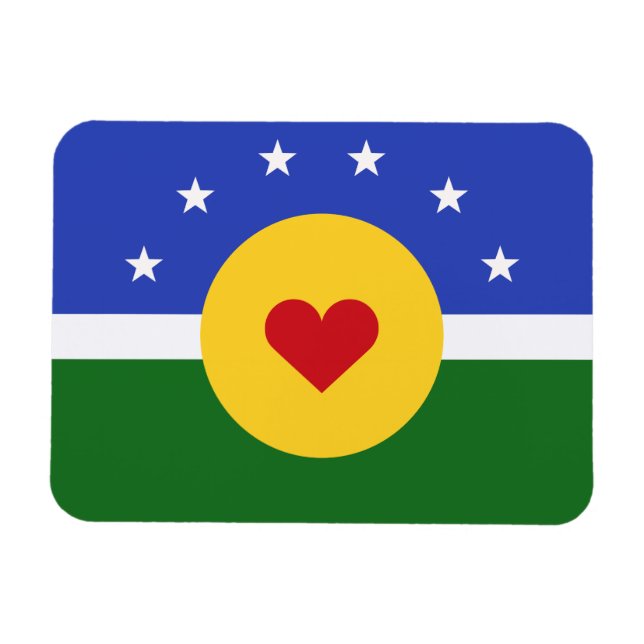 Jilltopia flag magnet (Horizontal)