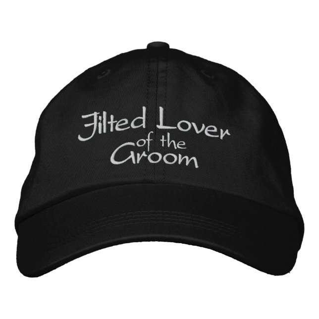 Jilted Lover of the Groom Embroidered Wedding Cap (Front)