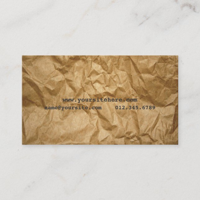 Jim Business Card (Front)