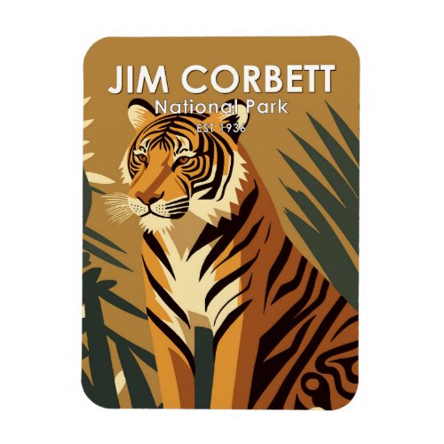 Jim Corbett National Park India Vintage Magnet