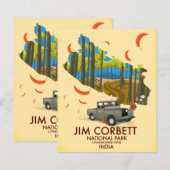 Jim Corbett National Park, Uttarakhand State (Front/Back)