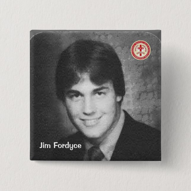 Jim Fordyce Pinback Button (Front)