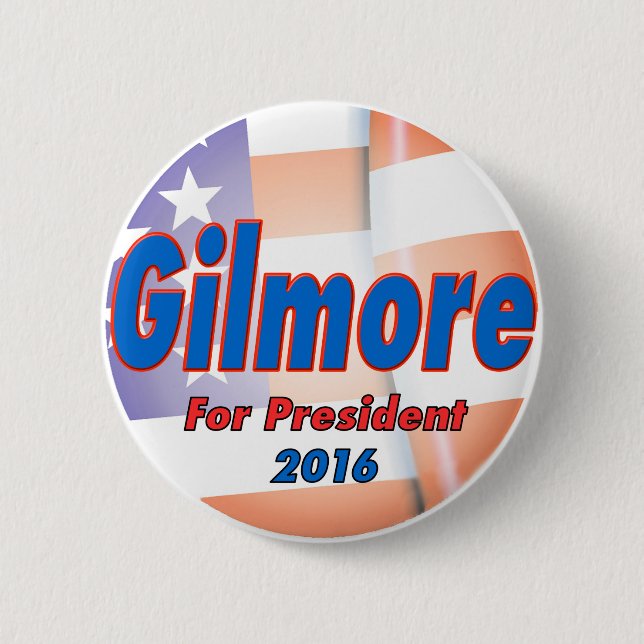 Jim Gilmore for President in 2016 Pinback Button (Front)