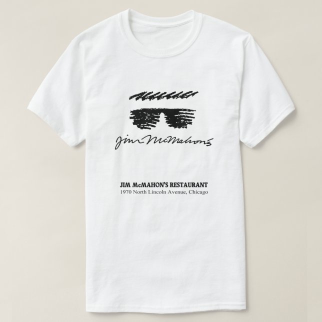 Jim McMahon's Restaurant, Chicago, IL T-Shirt (Design Front)