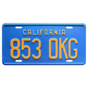 Jim Rockford’s Firebird License Plate