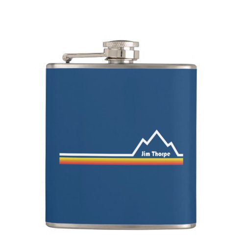 Jim Thorpe Pennsylvania Flask